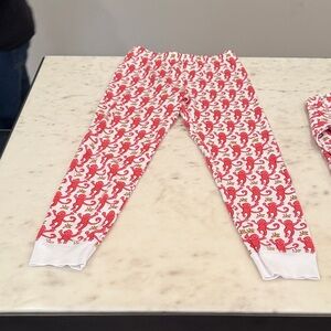 Roller Rabbit Pink and White Kids Pajama Set